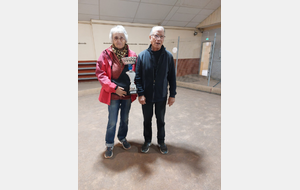 Monique et José pour l'équipe championne des AS 3/4D l'ASMBELFORT
