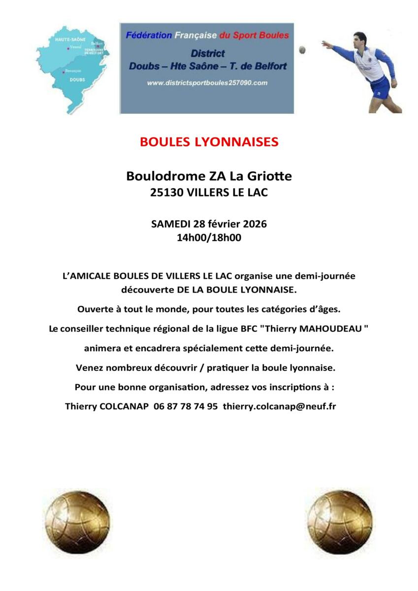 VILLERS LE LAC DEMI-JOURNEE PROMOTION ET DEVELOPPEMENT