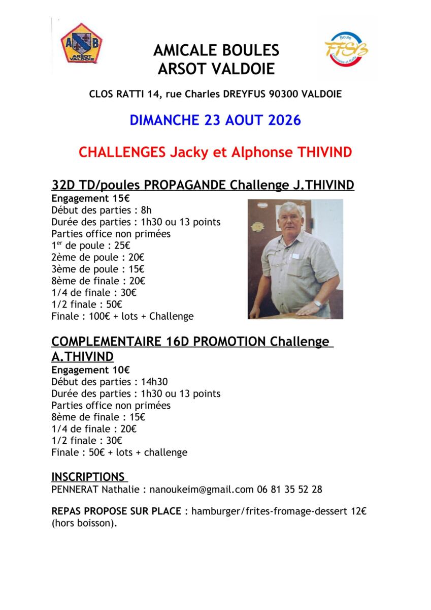 VALDOIE 32D TD PRO POULES