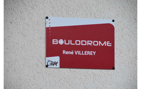 INAUGURATION BOULODROME GRAY